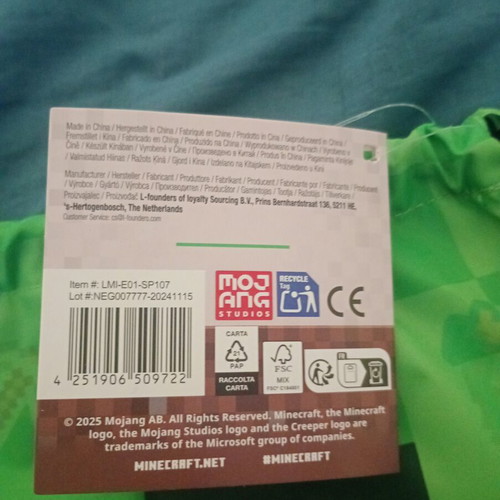 Minecraft bag new