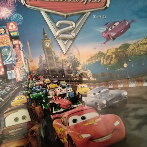Disney Cars 2 DVD, dubbed animated movie