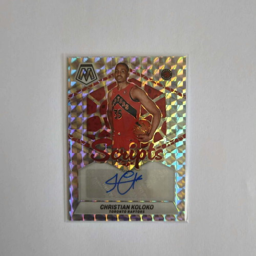 Christian Koloko autograph card Panini Mosaic 2023-2024 like new