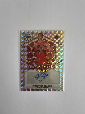 Christian Koloko autograph card Panini Mosaic 2023-2024 like new