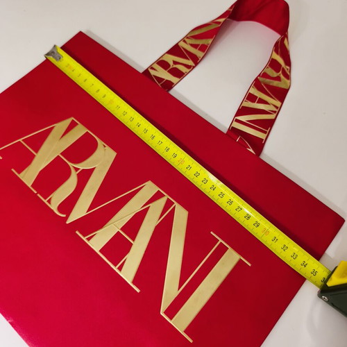 Armani Jeans luxury gift bag premium edition red