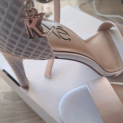 Exe women's sandals like new, size 38, beige and gold