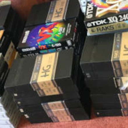 VHS video cassettes used, collection of 115, action, sci-fi, adventure