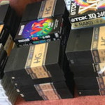 VHS video cassettes used, collection of 115, action, sci-fi, adventure