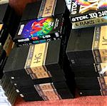  Προσωπική Συλλογή 115 VHS γραμμένες κασέτες βίντεο, κυρ. 4ωρες Δράσης, Sci-Fi, Περιπ., Aθλητ.. Μουσ.