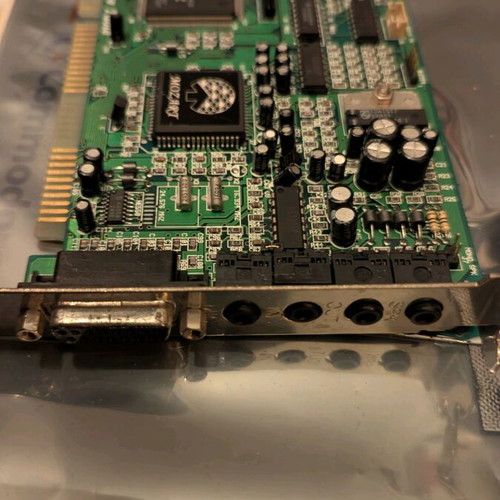 Mozart Wave Table S601213-B used ISA sound card with OPL3 OPL4