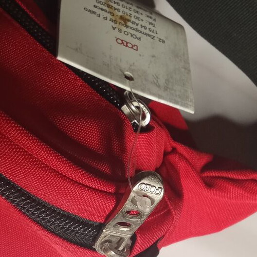 Polo waist bag, red, new with tags