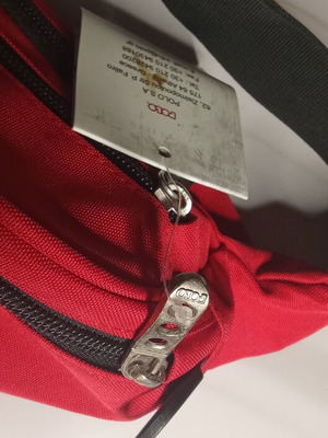 Polo waist bag, red, new with tags