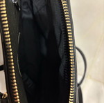 Women's black crossbody bag like new with detachable strap