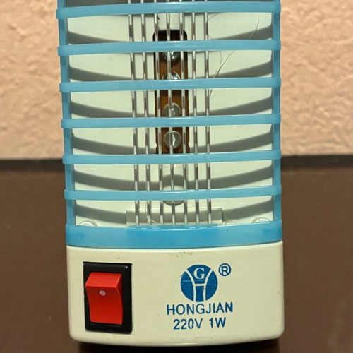 Electric insect repellent used with blue Led lamp