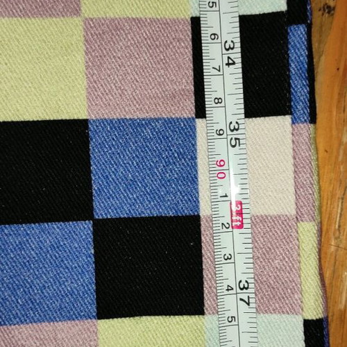 Motherboard Checkered Pixel Print Jeans Ragged Priest like new, multicolor