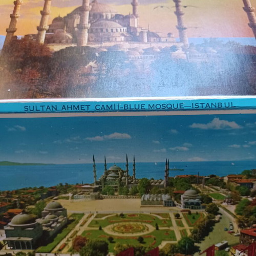 Istanbul Foldable Postcards set of 12 like new