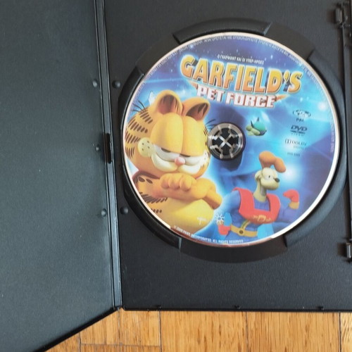 Garfield's Pet Force DVD, dubbed animated movie