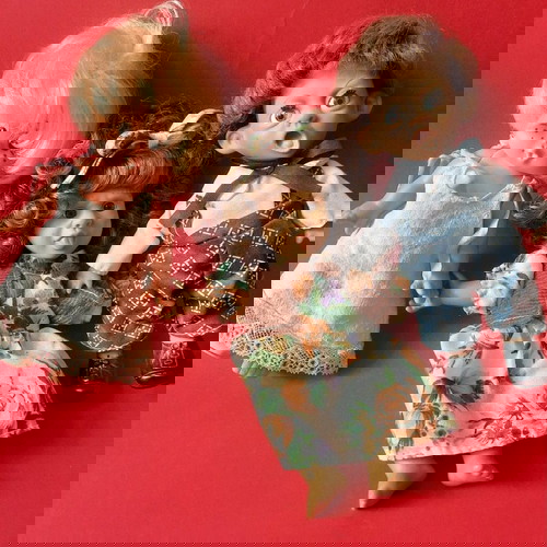 Винтидж кукли употребявани, момче Simba и хиспанска кукла