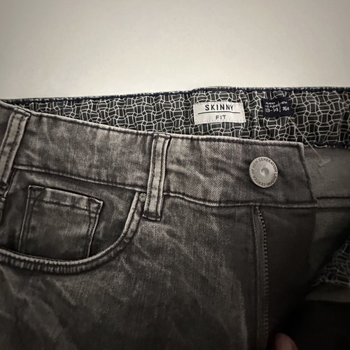 Ovs Fashion kids skinny fit jeans grey washed size 13-14 years like new