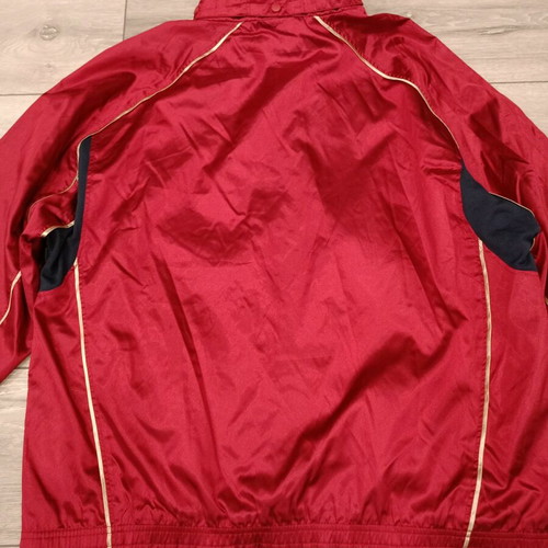 Nike Retro Shiny Windbreaker Jacket Y2K used, red with hood