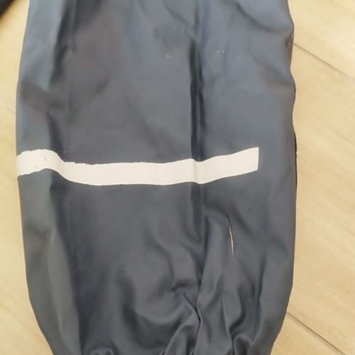 H&M waterproof pants used, blue, unisex