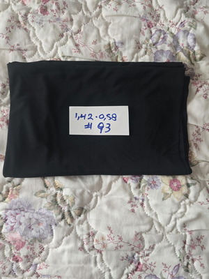 Black stretch fabric for sewing
