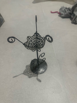 Metal candle decoration like new