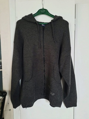 No Limit wool cardigan like new, gray, size L