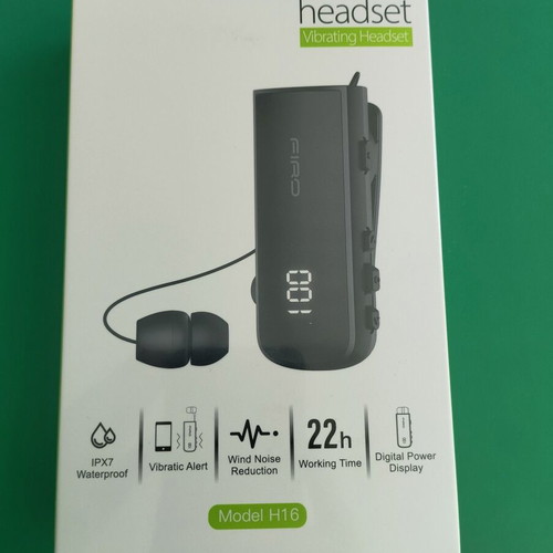 Firo H16J In-ear Bluetooth Handsfree clip-on headset like new