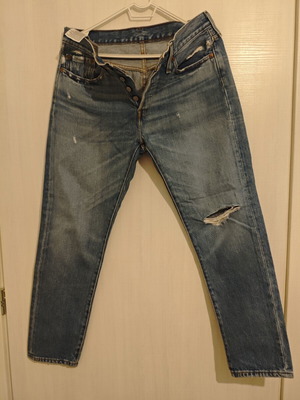 Levi's 501 jeans like new, size M 38 10, blue