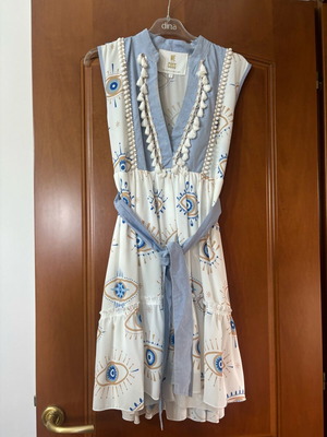 We coss short dress like new, white, size S