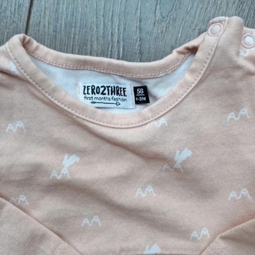 Zero2Three 2-Piece Baby Set, size 56, pink