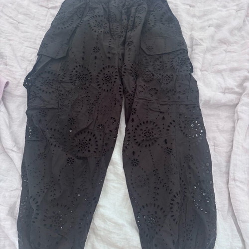 Zara pants lace size M like new black