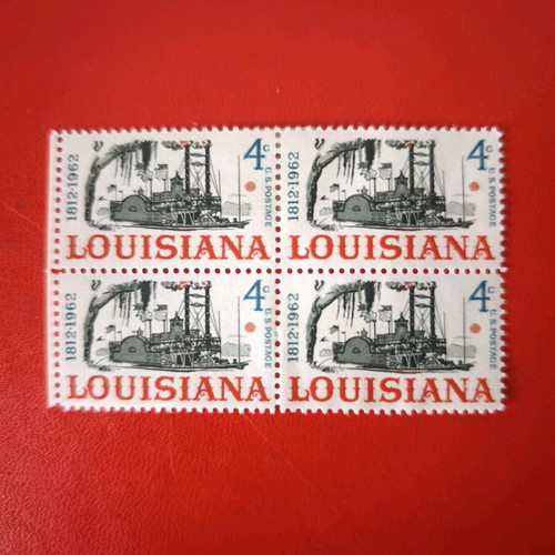 American 1962 stamp block unused like new
