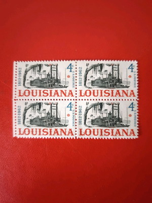 American 1962 stamp block unused like new