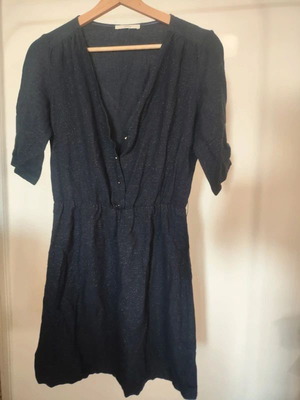 Sessun summer dress like new, metallic navy blue, size S