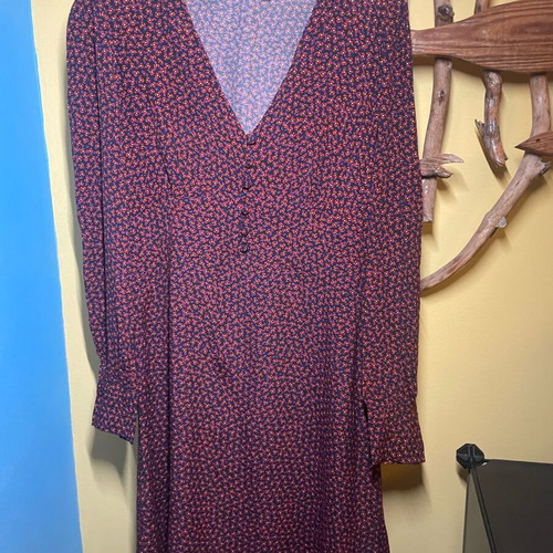 Mango dress size S like new, long sleeve multicolor