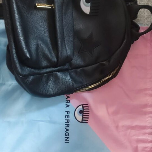 Chiara Ferragni Backpack like new, black and white