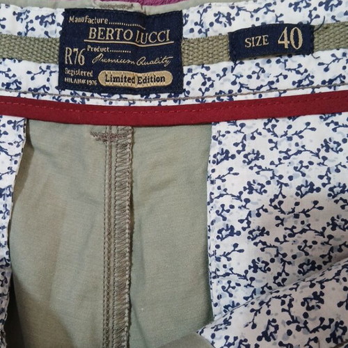 Bermuda Berto Lucci men's shorts used, elastic, size S