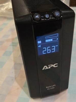 APC Back-UPS Pro BR550GI 550VA with original battery, used, faulty buttons