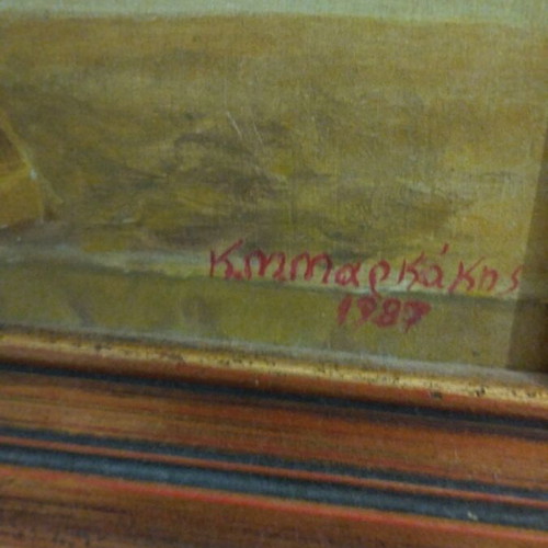Vintage painting used 30x25 1987
