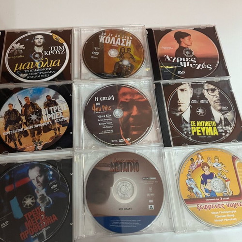 DVD collection of 25 movies like new with subtitles