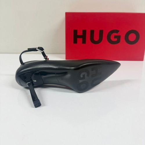 HUGO Ines Pump 90 new natural leather, black