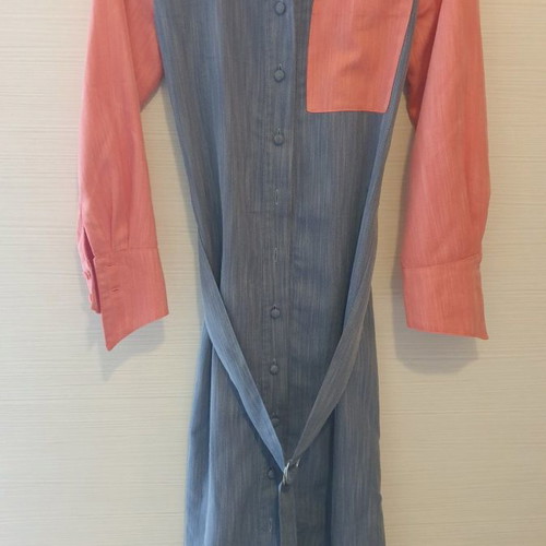 Assos dress two-tone gray with pink new, size S