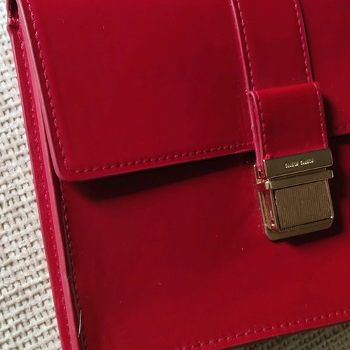 Miu Miu clutch red new with gold detailing