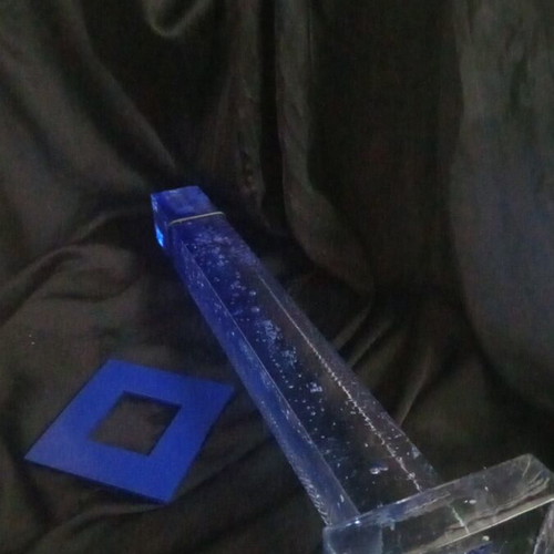 Kosta Boda Ice Tower Crystal Candleholder by Bertil Vallien new