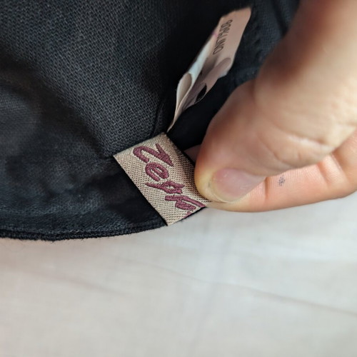 Black linen pants like new, size S/M, wide leg