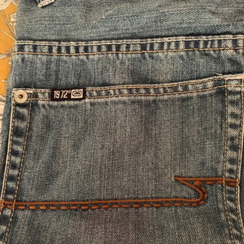 Ecko pants used, blue, baggy fit w31