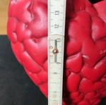 Ceramic vase like new, height 15.5 cm