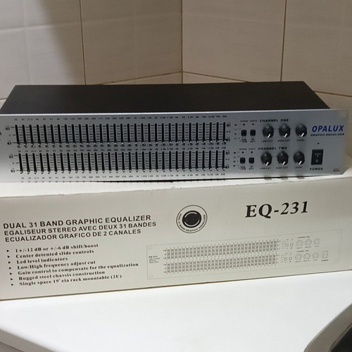 Equalizer 2x31 bands 2U like new