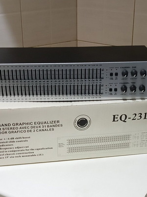 Equalizer 2x31 bands 2U like new