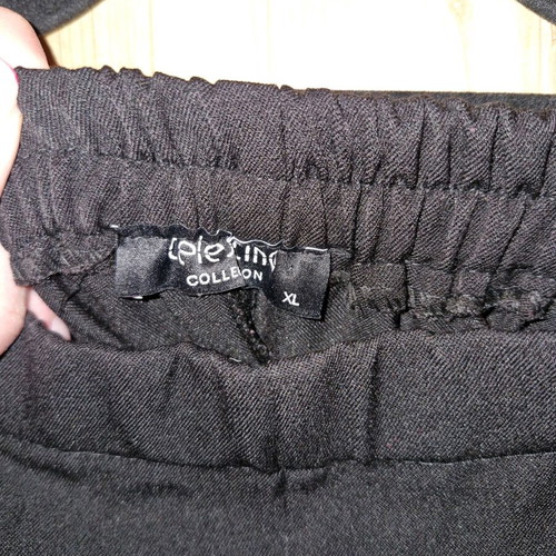 Celestino black pants XL new with pockets and crease