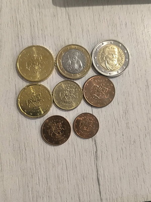 Bulgarian euro set like new 1 cent to 2 euro 2026