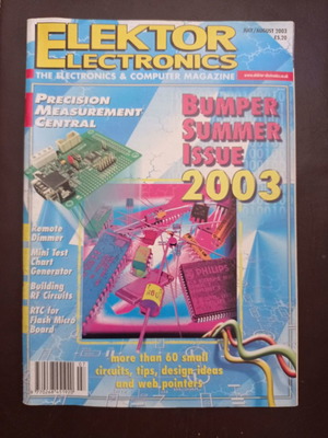 Electronics and robot magazines used, 8 issues, English